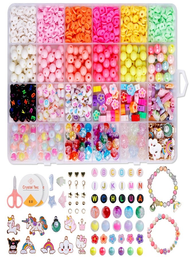 إليكتومانيا مجموعة صنع الأساور من إليكتومانيا للبنات، مجموعة صنع الأساور مع تعليقات وخرز مضيء، مجموعة مواد صنع المجوهرات، مجموعات خرز ملونة بأشكال وأنواع مختلفة للأطفال فوق سن ثلاث سنوات، أفضل هدية لمجموعات الحرف اليدوية للبنات من سن 12 إلى 14 عامًا - Image 1